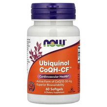 NOW Foods, Ubiquinol CoQH-CF™, 50 mg, 60 Softgels - Brands For Less USA