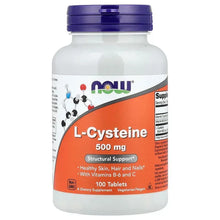 NOW_Foods_L-Cysteine_500_mg_100_Tablets - Brands For Less USA