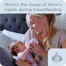 NUK Simply Natural Bottle with SafeTemp, 9 oz, 2 Pack, 1+ Months