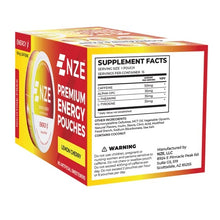 NZE Premium Energy Pouches, Lemon Cherry, 15 Pouches per Can, 6-Count