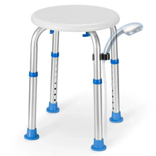 Naipo Shower Chair Bathtub Stool Seat w/ Anti-Slip Rubber, Adjustable Lightweight for Seniors, Disabled, Handicap, Tool-Free Assembly, Blue - Brands For Less USA