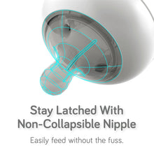 Nanobebe Anti-Colic Flexy Silicone Baby Bottles | Teal, 9 oz, 3 Pack