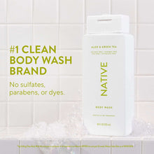 Native Body Wash, Aloe & Green Tea, Sulfate Free, for Women & Men, 18 fl oz