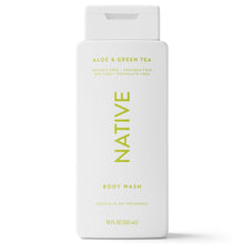 NativeBodyWash_Aloe_GreenTea_SulfateFree_forWomen_Men_18floz1 - Brands For Less USA