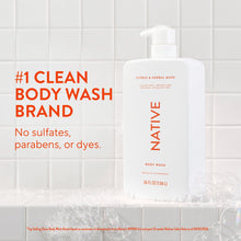 Native Body Wash, Citrus & Herbal Musk, Sulfate Free, for Women & Men, 36 fl oz