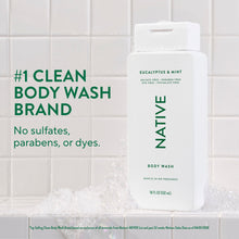 Native Body Wash, Eucalypts & Mint, Sulfate Free, for Women & Men, 18 fl oz