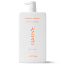 Native Body Wash, Sweet Peach & Nectar, Sulfate Free, 36 fl oz