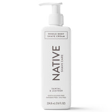 NativeShaveCreamforFace_Body_Santal_Leather7.6floz2 - Brands For Less USA
