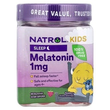 Natrol_Kids_MelatoninGummies_Ages4_Raspberry_1mg_60Gummies - Brands For Less USA