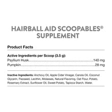 NaturVet Scoopables Hairball Aid Daily Support Supplement for Cats, Salmon Flavor, 5.5 oz ,2-pack