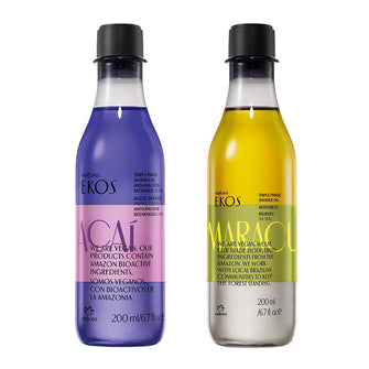 Natura Ekos Triple Phase Shower Oil Duo, 6.7 fl oz. each
