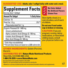 Nature Made Flaxseed Oil 1400 mg Softgels, 300 ct.