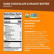 Nature's Path Love Crunch Organic Dark Chocolate & Peanut Butter Granola, 32 oz.