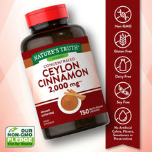 Nature's Truth Concentrated Ceylon Cinnamon 2,000 mg Capsules 150 ct.