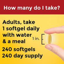 Nature Made Burp-Less Fish Oil 1200 mg Softgels, 240 ct.