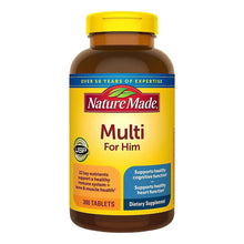 Nature Made Multivitamin for Him Tablets, No Iron, 300 Count