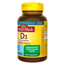 Nature Made Vitamin D Extra Strength 125 mcg, 240 Softgels