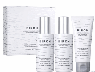 Nature Republic Birch Intensive Moisture For Men Facial Skincare Kit