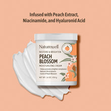 Crema humectante NatureWell Peach Blossom, 16 oz, paquete de 2. 