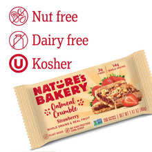 Nature's Bakery Oatmeal Crumble Strawberry Bars, 20 ct.