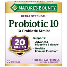 Nature's Bounty Ultra Strength Probiotic 10, 70 Capsules