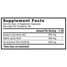 Nature's Lab CoQ10 200 mg + Alpha Lipoic Acid + Acetyl L-Carnitine, 120 Vegetarian Capsules