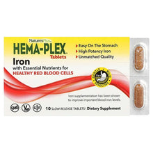 NaturesPlus_Hema-Plex_IronwithEssentialNutrientsforHealthyRedBloodCells_10SlowReleaseTablets - Brands For Less USA