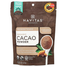 NavitasOrganics_OrganicCacaoPowder_Unsweetened_8oz_227g - Brands For Less USA
