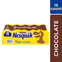 Nestle Nesquik Chocolate Low-Fat Milk Bottles, 15 ct./8 oz. - Brands For Less USA