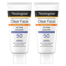 Neutrogena Clear Face Sunscreen Lotion, SPF 50, 2 pk.
