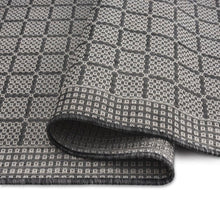 NicoleMillerNewYorkPatioCountryLunaContemporaryGeometricIndoorOutdoorAreaRug_BlackGray - Brands For Less USA