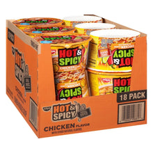 Nissin_Hot_Spicy_Noodle_Bowl_Chicken_3.32_oz_18-Count - Brands For Less USA