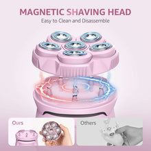 Nogroa Electric Razor for Women, 6D Rechargeable Cordless Body Head Shaver, Waterproof Wet Dry Bikini Trimmer for Lady Face, Leg, Arm, Bikini Area