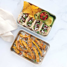 Nordic Ware Naturals Aluminum 1/6 Sheet Pan, 4-pack