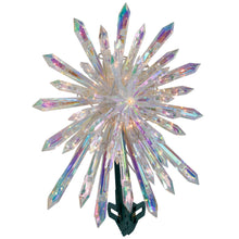 Northlight Clear Plastic Christmas Tree Topper, 13.50"