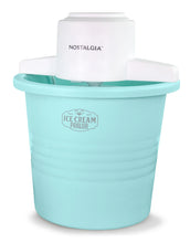Nostalgia-4-Quart-Electric-Parlor-Style-Ice-Cream-Maker-with-Carrying-Handle-Aqua-White_de70907e-52cc-4ee2-a9a4-f4b316d575a2.d34c37fcba4a35deaf275119534911d1 - Brands For Less USA