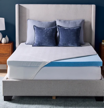 Novaform Advanced Cooling Gel Memory Foam Mattress Topper