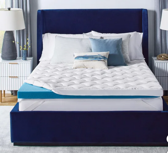 Novaform ComfortGrande Plus Advanced Gel Memory Foam Mattress Topper