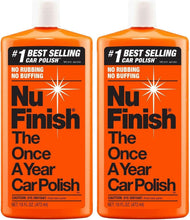 Nu Finish Car Polish, NF-76 Liquid Polish for Cars, Trucks, 16 Fl Oz Each (Pack of 2)