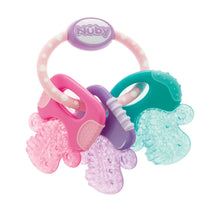 Nuby IcyBite Textured and Soothing Teether for Baby, Multicolor Keys on a Ring - Brands For Less USA