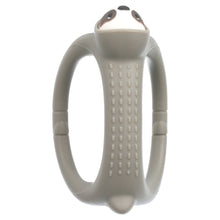 Nuby Loopals Silicone Teether for Babies, Gray Sloth Infant Teething Toy