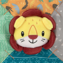 Nuby Teething Blankie and Teether Toy for Babies, Multicolor Lion Design