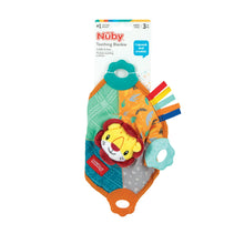 Nuby Teething Blankie and Teether Toy for Babies, Multicolor Lion Design