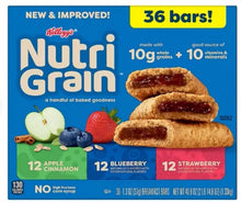 Nutri-Grain Bars Variety Pack, 1.3 oz., 36 pk.