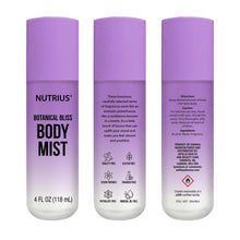 Nutrius Body Mist, 4 fl oz, 3-pack