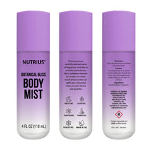 Nutrius Body Mist, 4 fl oz, 3-pack