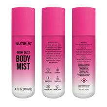 Nutrius Body Mist, 4 fl oz, 3-pack