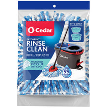O-Cedar RinseClean Microfiber Spin Mop Head Replacement - Washable and Reusable