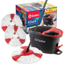 O-Cedar EasyWring Power Spin Mop System+ 2 Extra Mop Head Refills, 3ct.