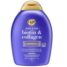 OGX Thick & Full + Biotin & Collagen Volumizing Hair Shampoo and Conditioner Duo, 13 fl oz